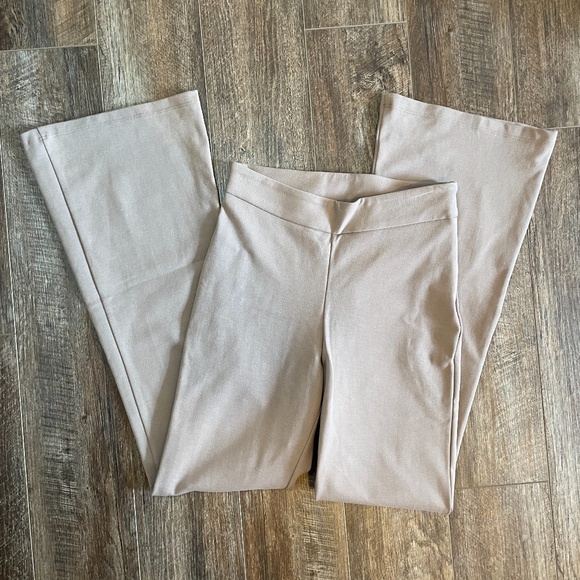 Monrow Pants - Monrow Sample Flared Pant Walnut Beige NWOT